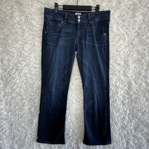 Hudson Jeans Signature Bootcut Dark Wash Denim Stretch USA Made Women's Size 32
